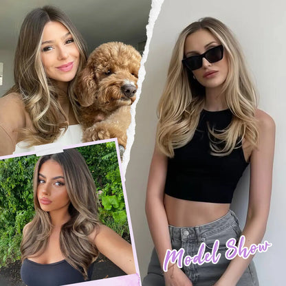 ✨2026 Loose Wavy Hair Topper – Lightweight, Seamless & Natural Scalp Look 👱‍♀️✨
