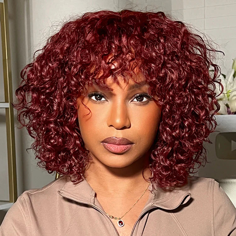 🇺🇸 SAGGIUS™ | Final Hours – 58% OFF Water Wave Short Bob HD Lace Wig | 100% Human Hair ✨