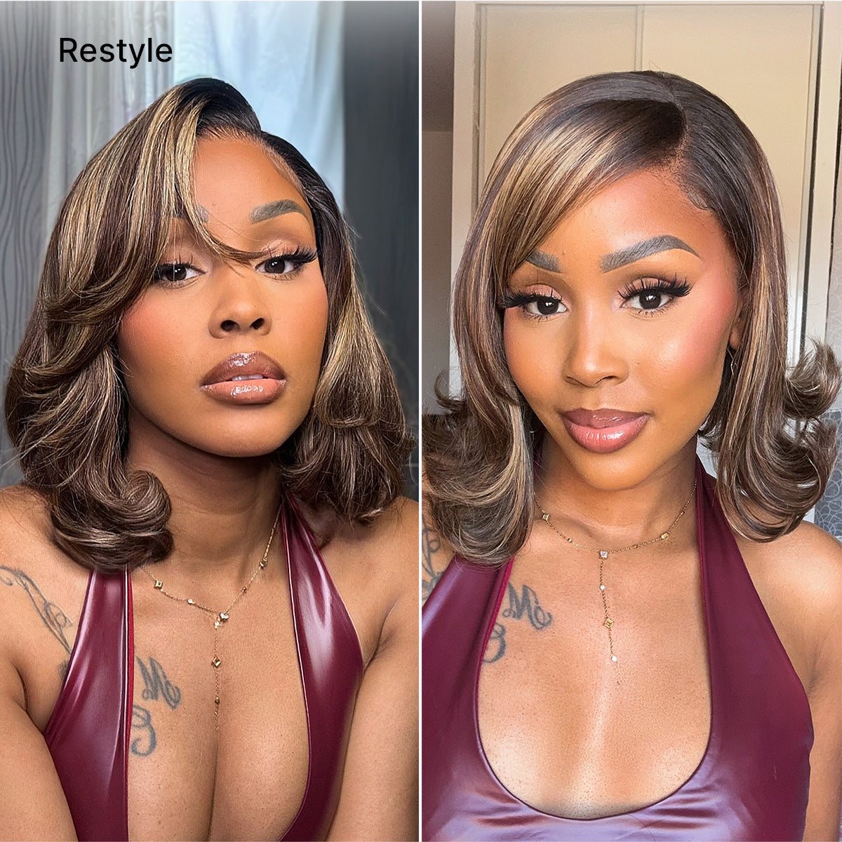 Highlight Bob Wig – Just Put It On. No Glue. No Scissors.