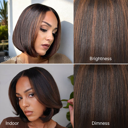Highlight Bob Wig – Just Put It On. No Glue. No Scissors.