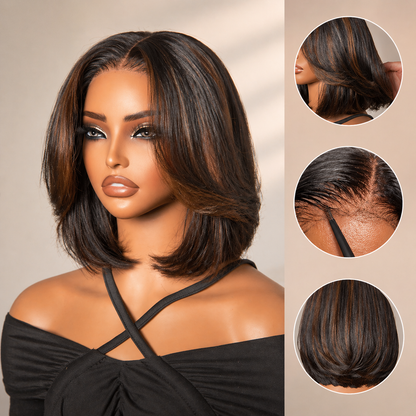 Highlight Bob Wig – Just Put It On. No Glue. No Scissors.