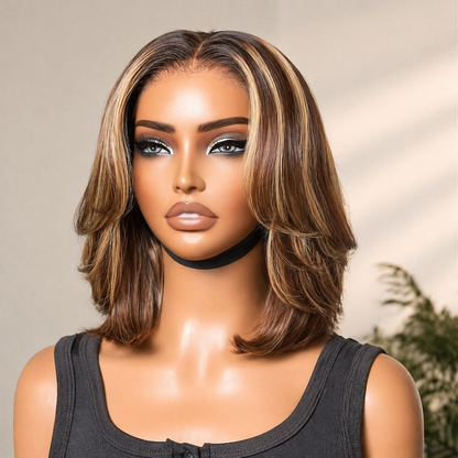 Highlight Bob Wig – Just Put It On. No Glue. No Scissors.