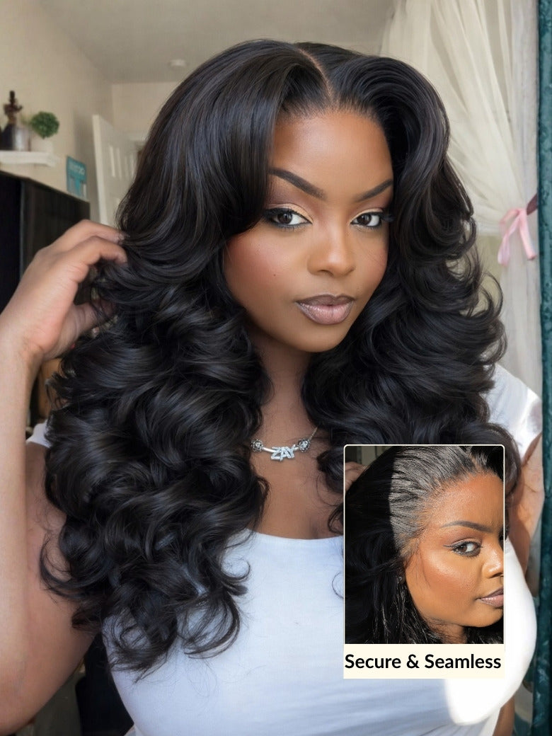 180% Density 13x4 Loose Wave Glueless Wig – Pre-Everything Lace, Elastic Drawstring, Ready-to-Wear