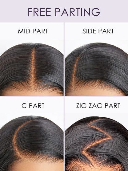 13x6 Glueless Lace Front Wig with Pre-Installed Drawstring Dome Cap – 180% Density, Effortless Wear & Go – US Stock
