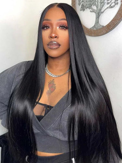 13x6 Glueless Lace Front Wig with Pre-Installed Drawstring Dome Cap – 180% Density, Effortless Wear & Go – US Stock