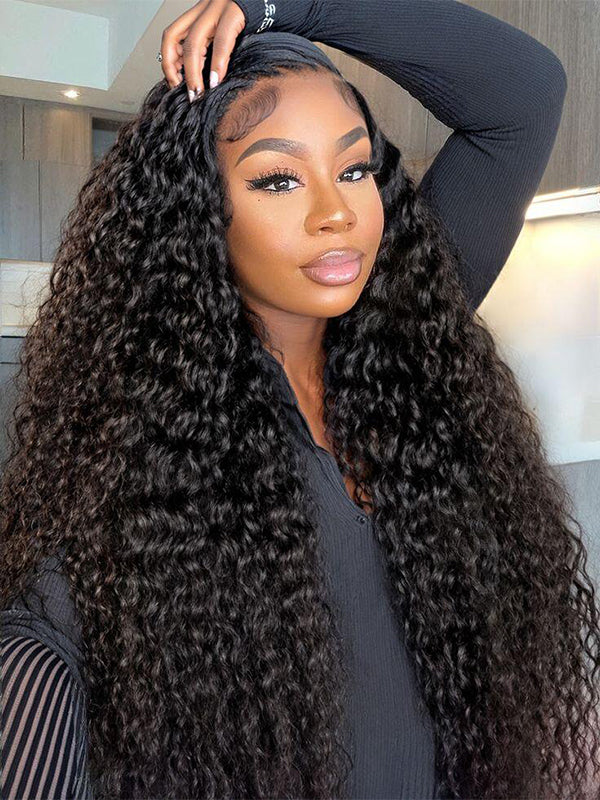 13x6 Glueless Lace Front Wig with Pre-Installed Drawstring Dome Cap – 180% Density, Effortless Wear & Go – US Stock