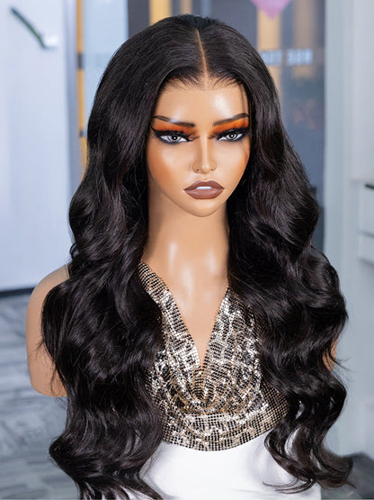 13x6 Glueless Lace Front Wig with Pre-Installed Drawstring Dome Cap – 180% Density, Effortless Wear & Go – US Stock